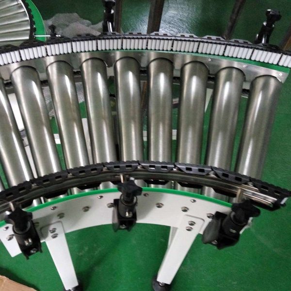Hairise-Curve-Roller-Conveyor-with-Stainless-Steel-Material