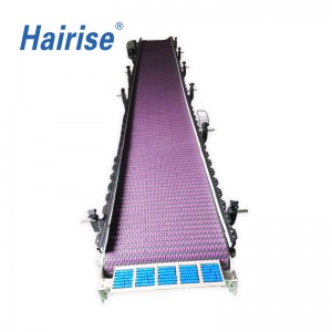 Hairise CE food grade material modular belt conveyor