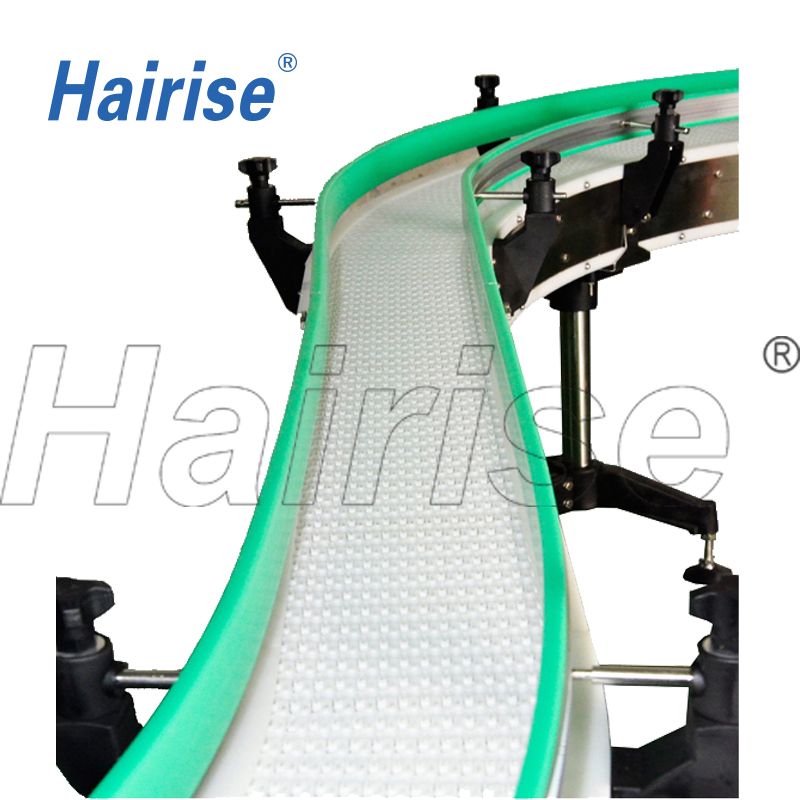 Hairise inclined conveyors with anti skid rubber on surface