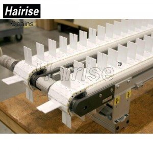 Hairise Straight Modular Belt Conveyor with Flights