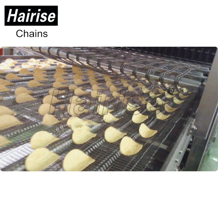 Hairise producting conveyor for potato chips transfering
