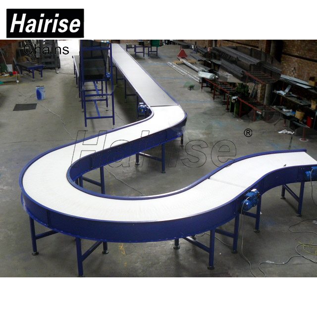 Hairise adjustable speed PU Belt conveyor system