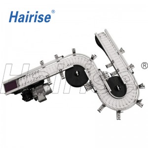 Hairise flexible chain food grade material conveyor