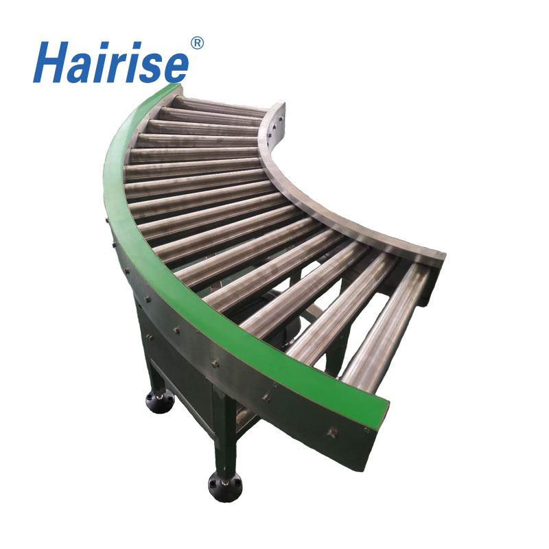 Hairise belt roller conveyor in medical industry