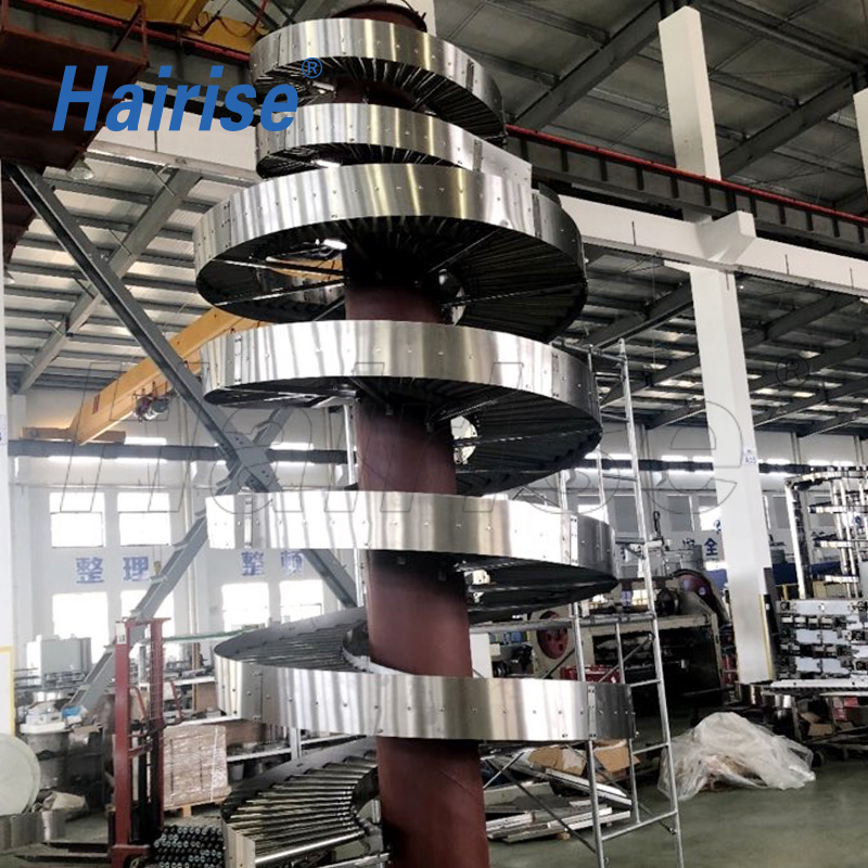 Hairise huge spiral conveyors for manufacturing