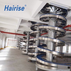 Hairise huge spiral conveyors for manufacturing